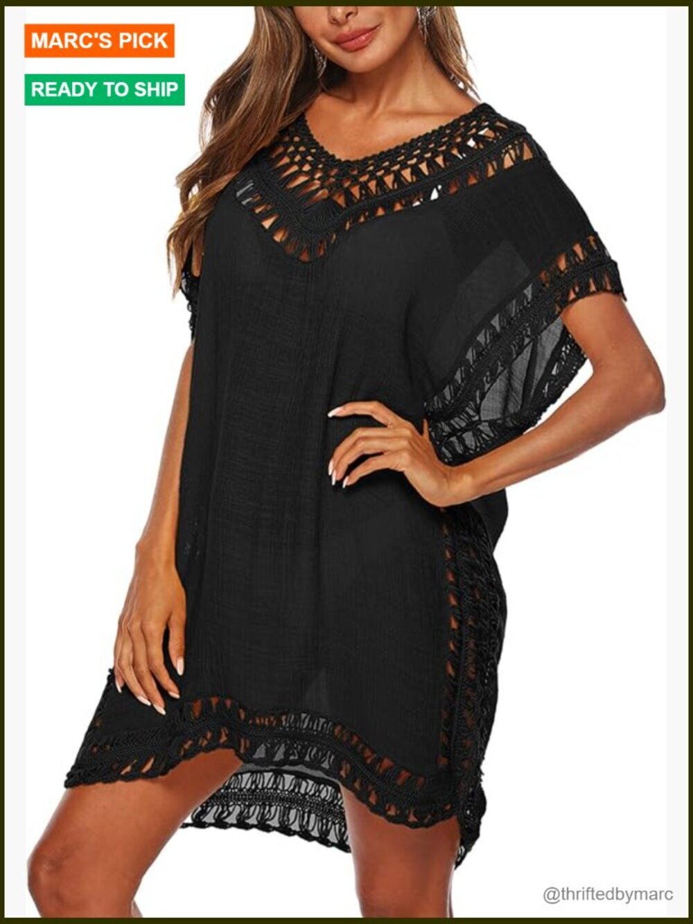 Swimsuit Cover Up Hollow Out Swimwear Beach Bathing Suit Bikini Coverups